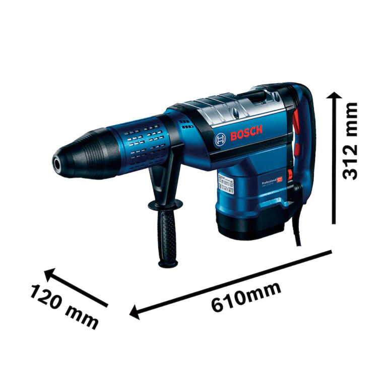 dimensiones Bosch GBH 12-52 D