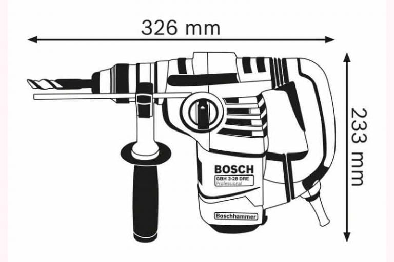 GBH 3-28 DRE dimensiones