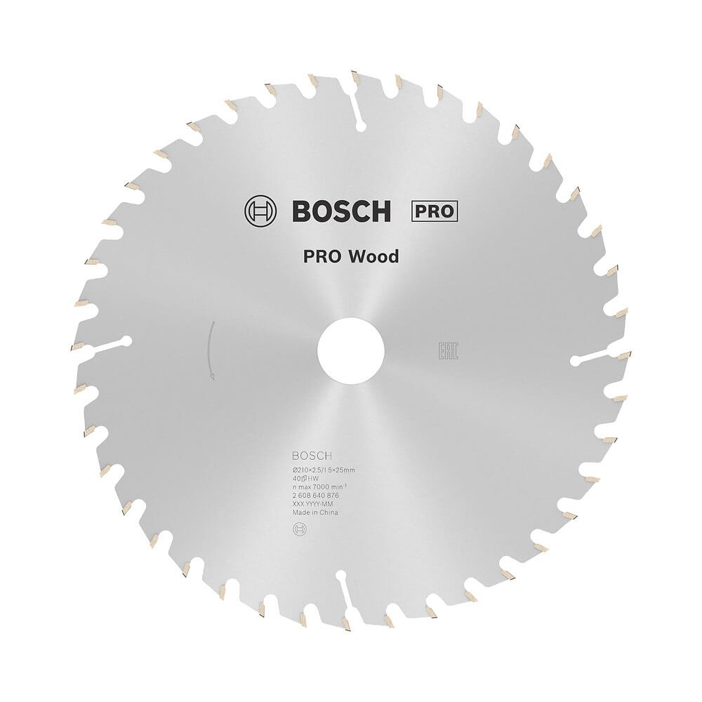 disco sierra bosch 8-1/4" 24d pro wood corte rápido 4 2608640876