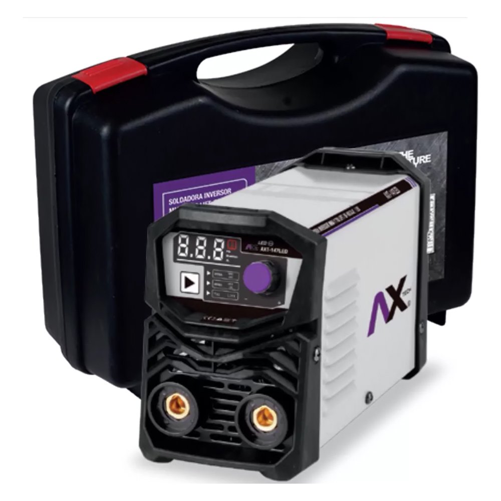 Soldadora Inversor Axtech AXT-147LED 140A MMA/TIG Lift Bi-Voltaje