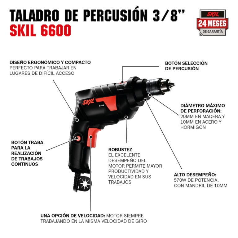 Taladro percutor Skil 6600