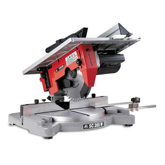 Sierra Ingletadora Mixta Stayer SC 265 W 10″ 1200W con Mesa Superior