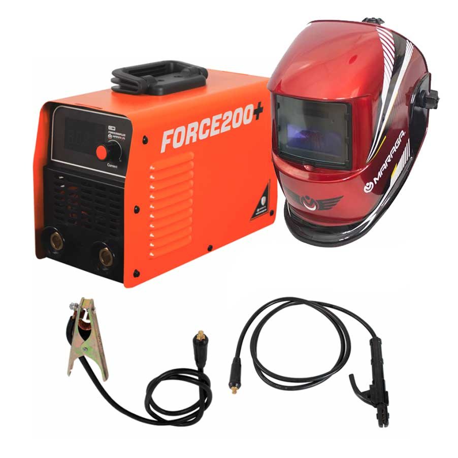 Inversora maraga Force 200 con careta electrica WEGA350 de regalo